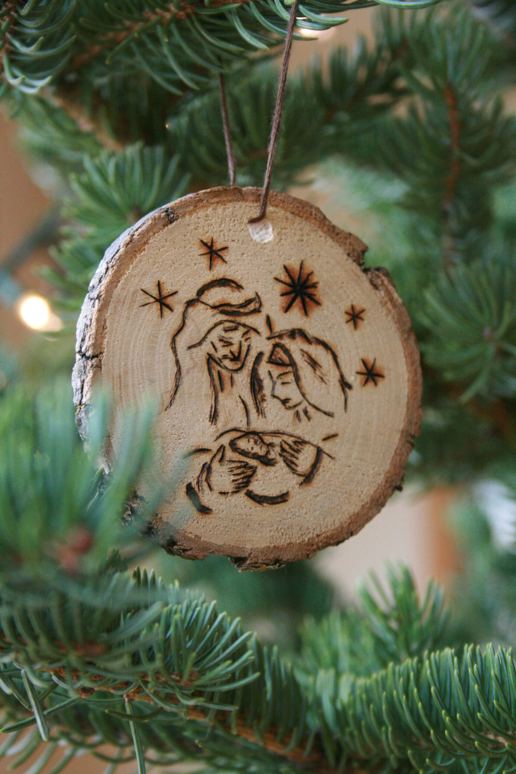 personalized wooden ornaments