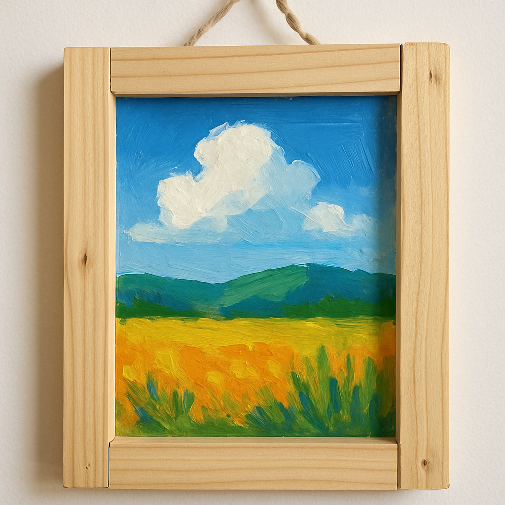 canvas wood frame
