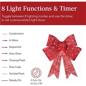 festive yard lighting