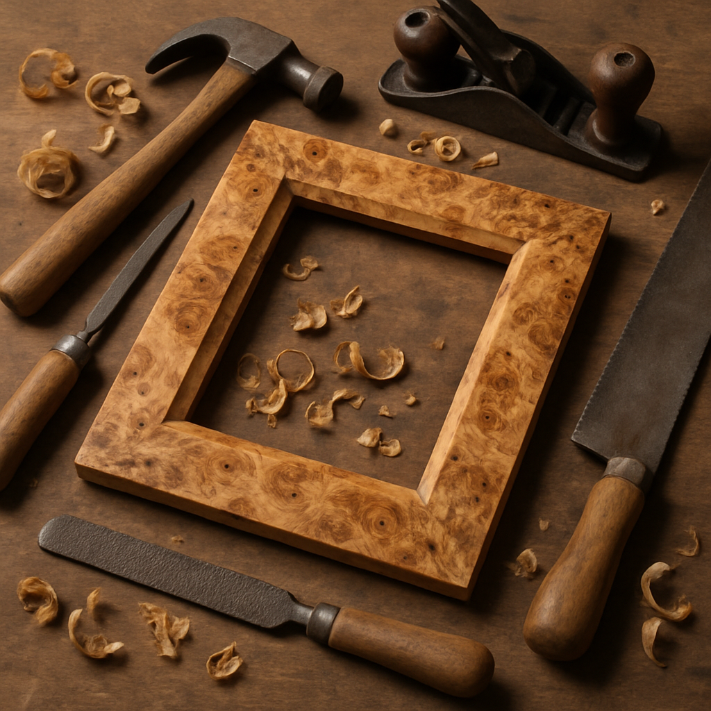 carved wood picture frame