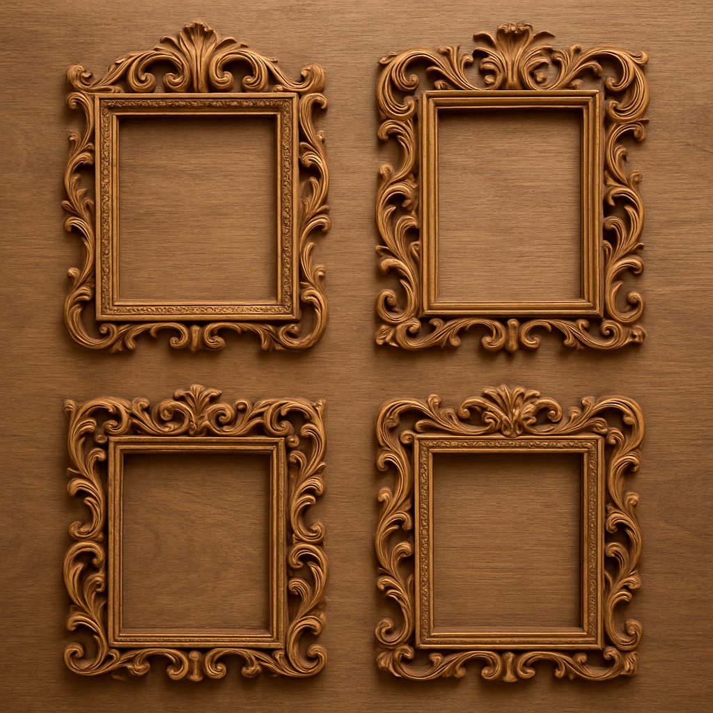 carved picture frames